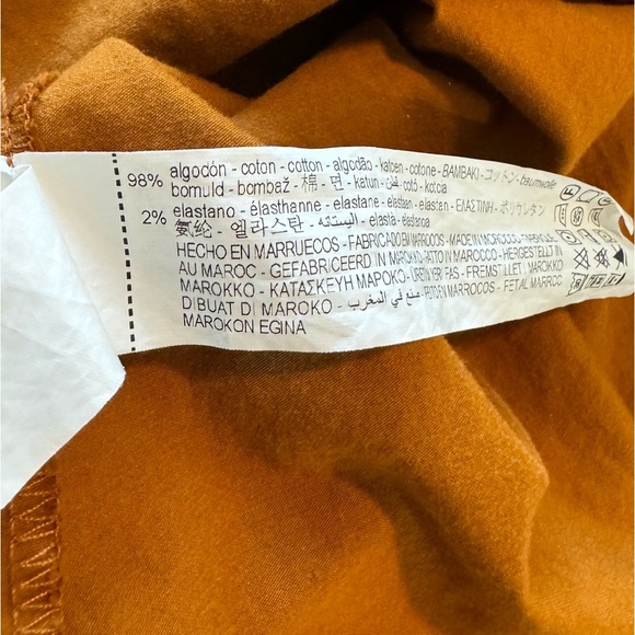 Zara | Midi Belted Shirt Dress with Gold Buttons - Picture 14 of 16